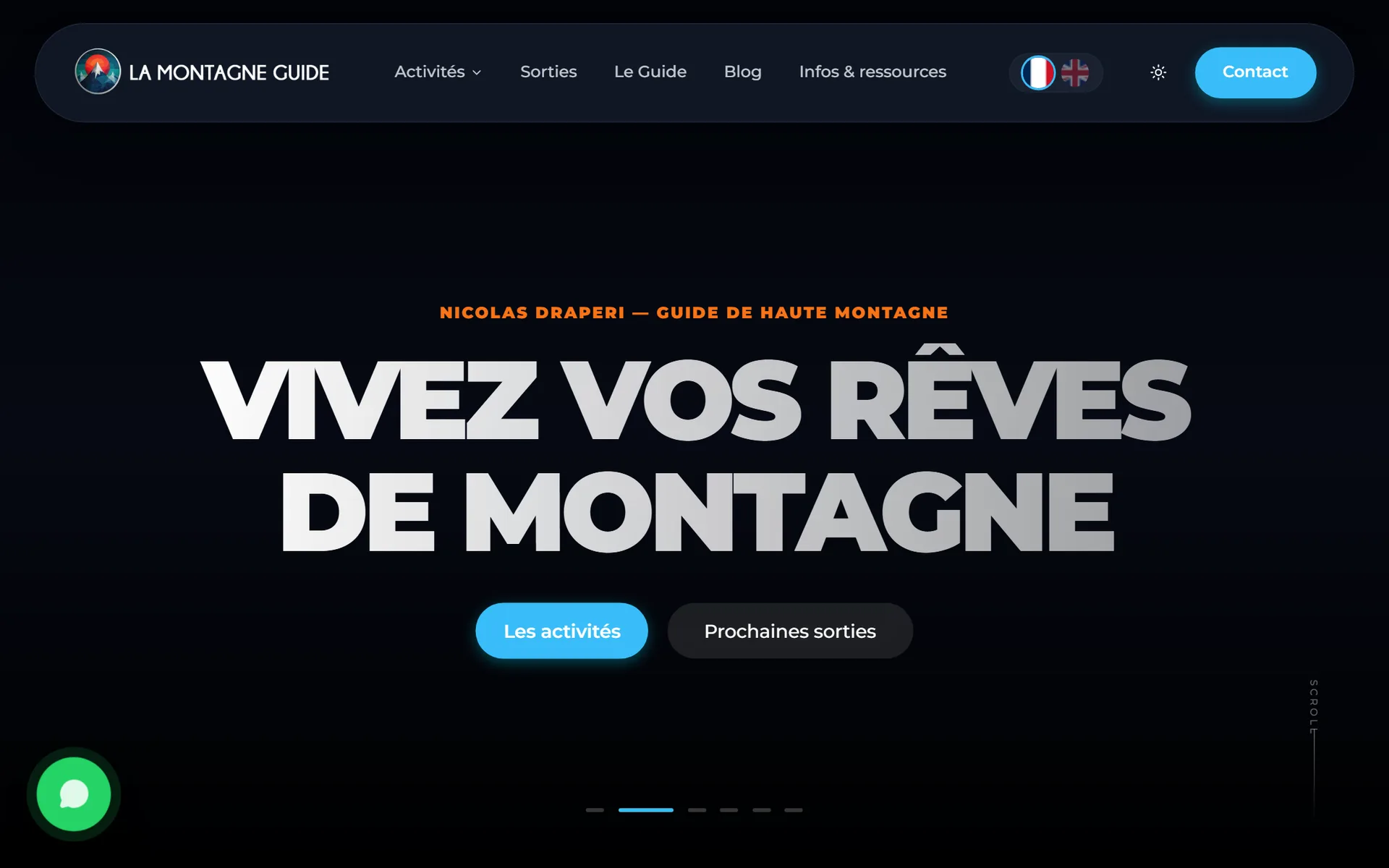 Exemple de réalisation : La Montagne Guide