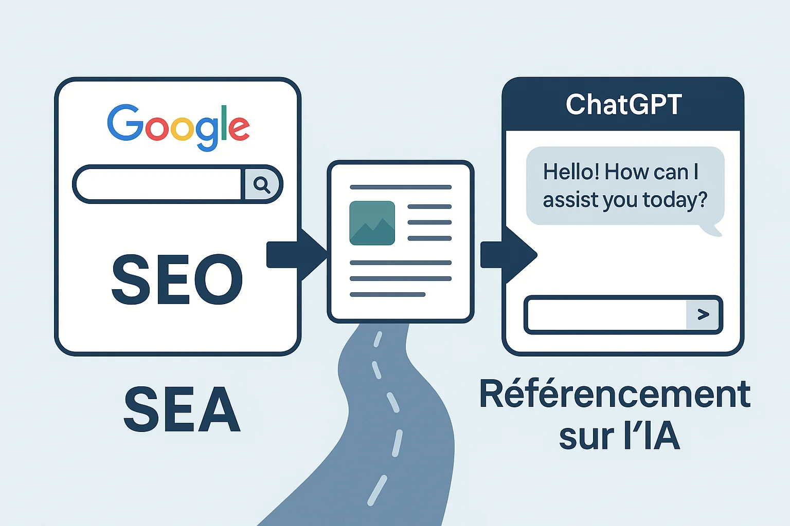SEO vs Référencement sur l’IA